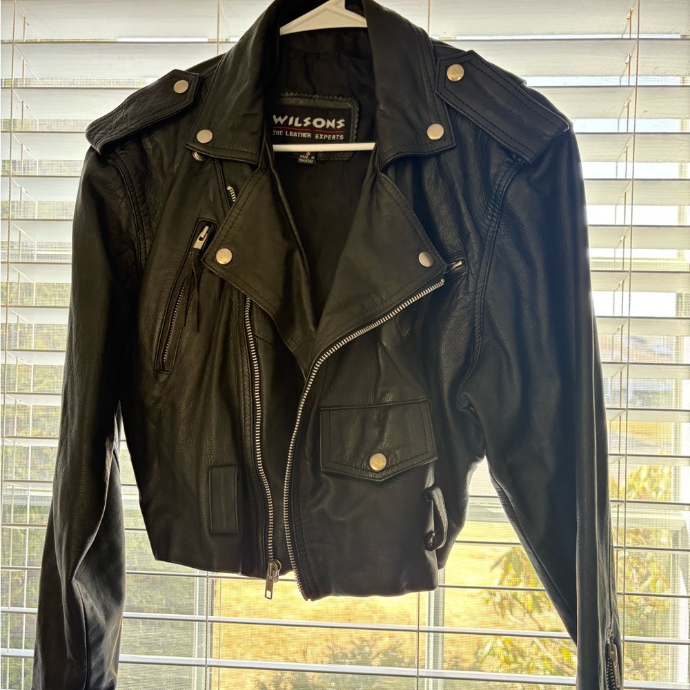 Wilson Women's Black Leather Jacket